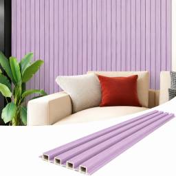 Revestimiento Wall Panel WPC 290x16.7 cm Simil Madera Lila