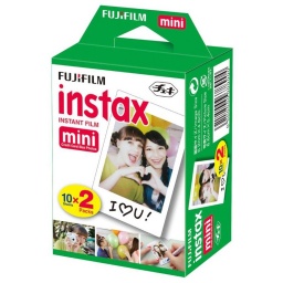 Pelcula Fotogrfica Instantnea Twin Pack 20 para Cmaras Instax