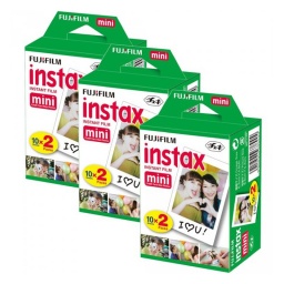 Pelcula Fotogrfica Instantnea Twin Pack 60 para Cmaras Instax