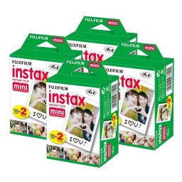 Pelcula Fotogrfica Instantnea Twin Pack 80 para Cmaras Instax