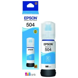Botellas de Tinta Epson T504 Cyan L4150/L4160/L6161