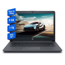 Notebook HP 240 G7, Core i3-1005G1, 8GB, 1TB, 14" HD, Win 10