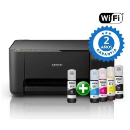 Impresora Epson Multifuncion L3150 de Sistema Continuo - Wifi + Tinta Negra Extra