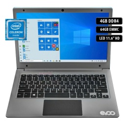 Notebook EVOO EV-C-116, DC N4000, 4GB, 64GB, 11.6", Win 10 Purpura