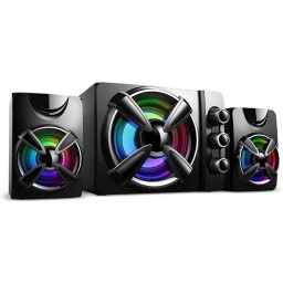 Parlante Gamer Multilaser SP952 30W RMS Luces LED RGB
