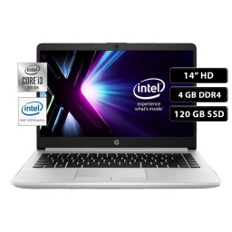 Notebook HP 348 G7, Core i3-10110U, 4GB, 120SSD, 14" HD, Win 10