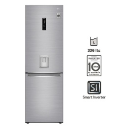 Refrigerador LG Bottom GB37SPP 336L Digital Inverter Puerta Reversible