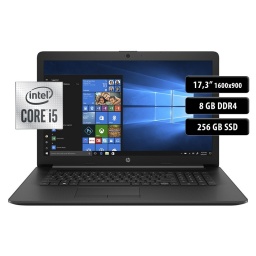 Notebook HP 17-BY3007CY, Core i5-1035G1, 8GB, 256SSD, 17.3", Win 10