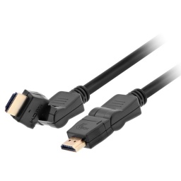 Cable HDMI 1,8 Mts XTECH XTC-606 Macho/Macho Pivotante