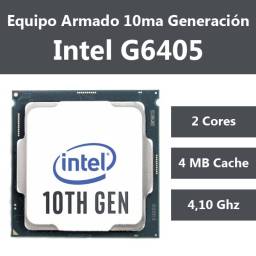 INTEL Gold G6405 10ma Gen UHD 610 + Mother H510M (Configura tu PC)