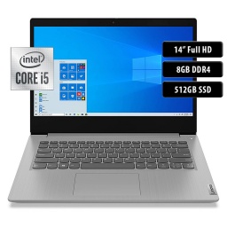 Notebook Lenovo IdeaPad 3 14IIL05, Core i5-1035G1, 8GB, 512SSD, 14" FHD, Win 10