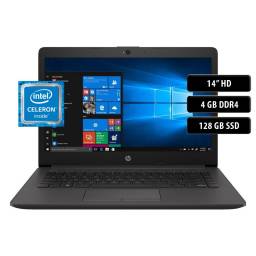 Notebook HP 240 G7, DC N4020, 4GB, 128 SSD, 14" HD, Win 10 Pro
