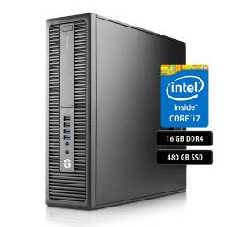 Equipo HP 800 G2, Core I7 6700, 16Gb, 480 SSD, Win 10 Pro