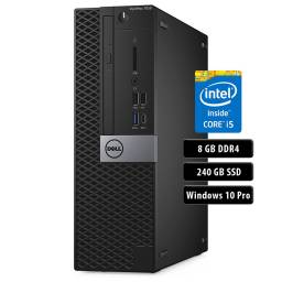Equipo Dell Optiplex 7050, Core I5 6500, 8Gb, 240 SSD, Win 10 Pro