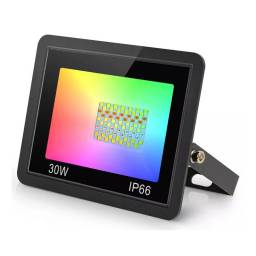 Foco Led Wifi 30W Tuya Smart OFX-FL-30W RGB Audioritmico IP66