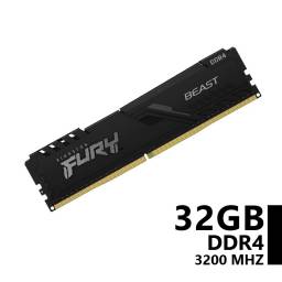 Memoria Kingston Fury Beast DDR4 32GB 3200 Mhz