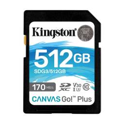 Memoria SD Kingston 512 GB Canvas Go Plus