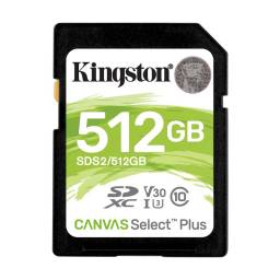 Memoria SD Kingston 512 GB Canvas Select Plus