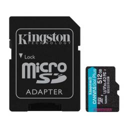 Memoria MicroSD Kingston 512 GB Canvas Go Plus C/Adap