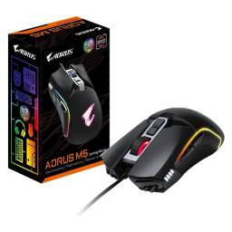 Mouse Gamer Gigabyte Aorus M5 RGB 16000 DPI Negro