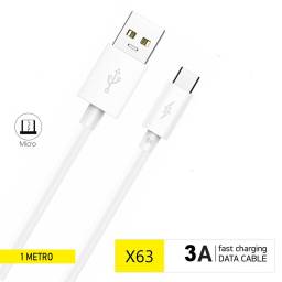 Cable de Carga USB Foneng X66 Micro USB de 3A 1 Metro