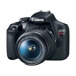Cámara  Digital Canon Rebel T7 (2000D) WiFi con Lente 18-55mm