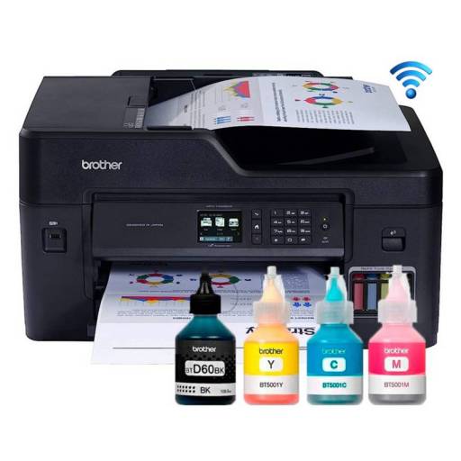Impresora Brother Multifunci�n MFC-T4500DW A3 de Sistema Continuo - Wifi, Red, D�plex
