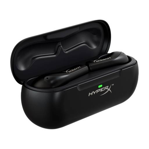 Auriculares Bluetooth HyperX Cloud MIX Buds con Base de Carga Negros