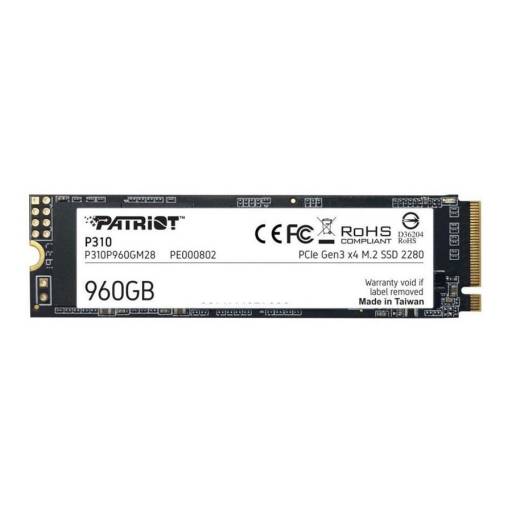 Disco Slido SSD 960 GB Patriot P310 M.2 NVMe PCIe 3X4