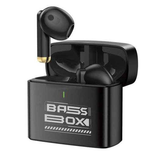 Auriculares Bluetooth FONENG BL128 TWS Subwoofer Manos Libres Negro