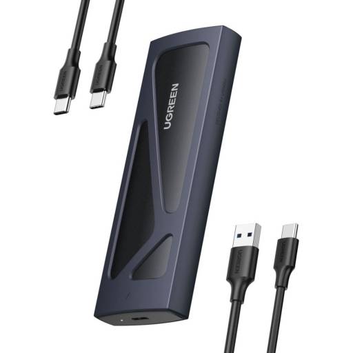 Gabinete Ugreen M.2 NVMe & SATA SSD USB-C 3.1 Cable USB-C+A