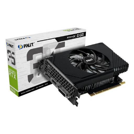 Tarjeta de Video Palit RTX3050 Stormx 6 GB GDDR6