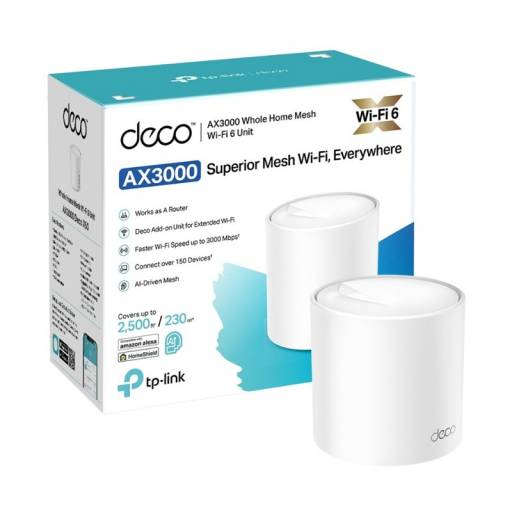 Access Point TP-LINK Deco X50 Interior Mesh AX3000 (Pack 1 unidad)