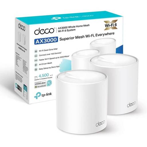 Access Point TP-LINK Deco X50 Interior Mesh AX3000 (Pack 2 unidades)
