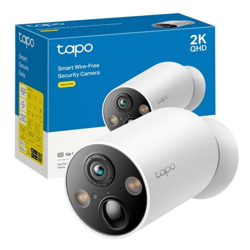 C�mara Wi-Fi TP-LINK TAPO C425 2K QHD con Bater�a para Exterior