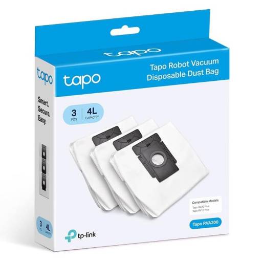 KIT de 3 Bolsas de Residuos TP-LINK Tapo RVA200 RV10 Plus y RV30 Plus
