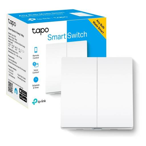 Interruptor de Luz Wi-Fi TP-Link TAPO S220 2 V�as Inteligente