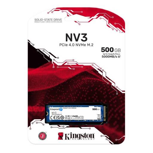Disco S�lido SSD 500 GB Kingston NV3 NVMe PCIe 4.0