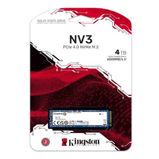 Disco S�lido SSD 4 TB Kingston NV3 NVMe PCIe 4.0