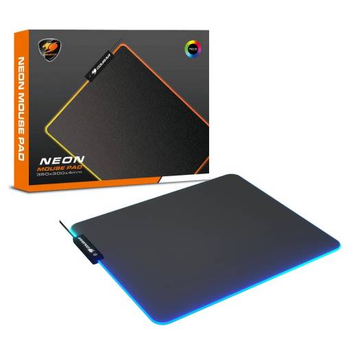 Mouse Pad Cougar Ne�n RGB Negro 350x300 mm