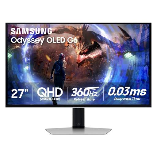 Monitor Samsung Odyssey OLED G6 27" QHD 360HZ - 2xHDMI, DP