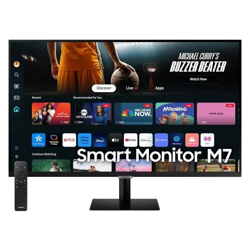 Monitor Samsung Smart M7 32" 4K Sistema Tizen - HDMI, USB-C