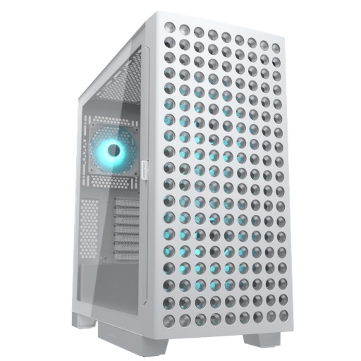 Gabinete Cougar Airface Eco 3 Fanes ARGB Blanco
