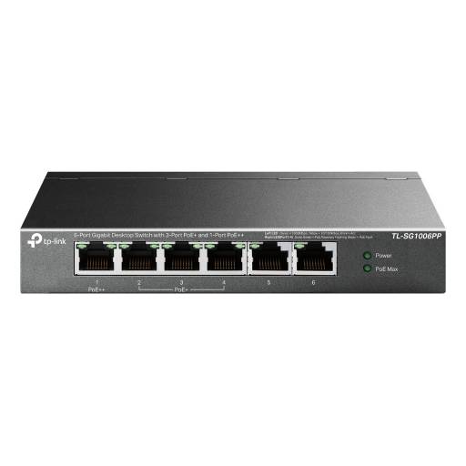 Switch TP-LINK TL-SG1006PP 6 Puertos Gigabit 4 POE