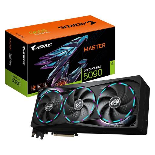 Tarjeta de Video Gigabyte Aorus RTX5090 Master 32 GB GDDR7