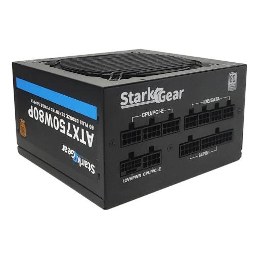 Fuente StarkGear 750W Reales 80 Plus Bronze Full Modular