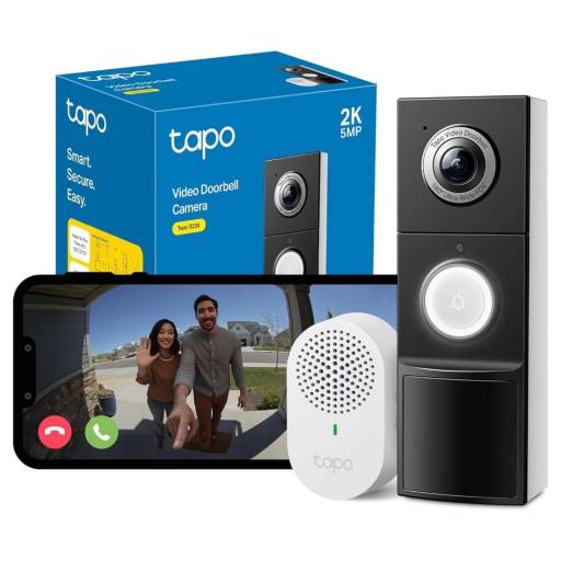Timbre Inteligente con C�mara Starlight 2K TP-LINK Tapo D235
