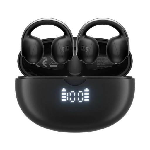 Auriculares Inalmbricos Blackview AirBuds13 Clip On c/Led Negro