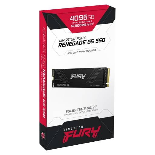 Disco S�lido SSD 4 TB Kingston FURY Renegade G5 M.2 NVMe