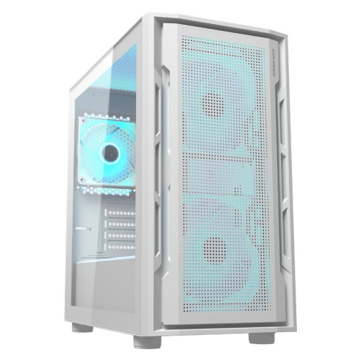 Gabinete Cougar Uniface Mini 3 Fanes ARGB Blanco